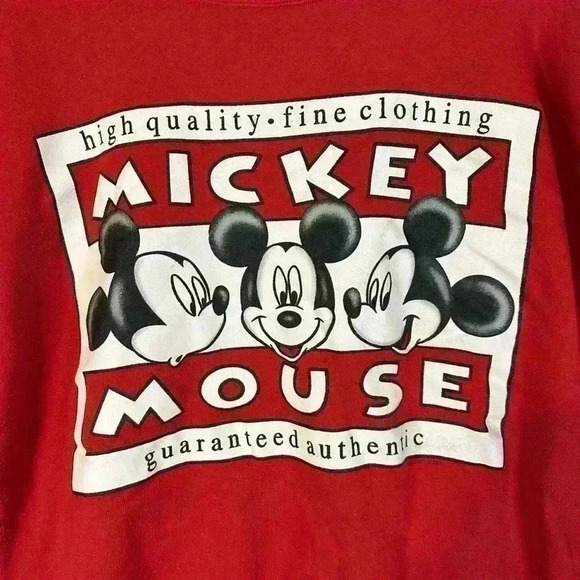 Vintage Jerry Leigh Mickey Mouse Crewneck Sweater - XL - Picture 2 of 6